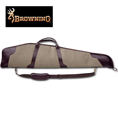 Browning - Flex Heritage Canvas / Leather Scoped Rifle Slip