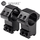 Hawke - Ring Mounts 1" 9-11mm 2 Piece Black - High
