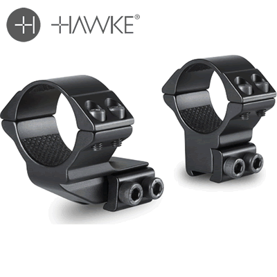 Hawke - Reach Forward 1" 9-11mm Mount 2pc Double Screw, 30mm Tube