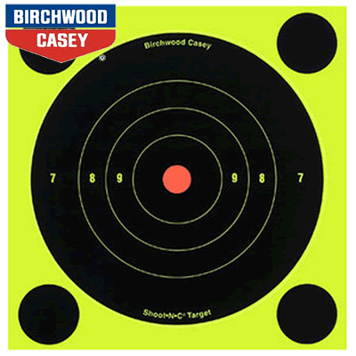 Birchwood Casey - Shoot-N-C 6" Bulls-Eye Target 12 Sheet Pack