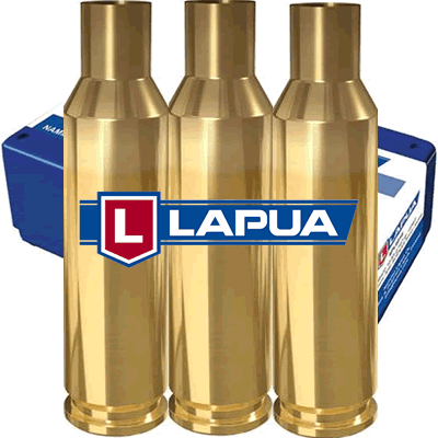 Lapua - 6.5mm x 47 Unprimed Brass Cases (Pack of 100)