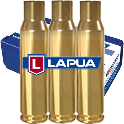 Lapua - .308 Winchester (7.62x51) Unprimed Brass Cases (Pack of 100)