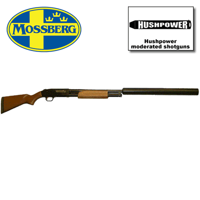 Mossberg 500 Pump Hushpower Wood Pump Action 410 Single Barrel Shotgun 30" Barrel 015813501040