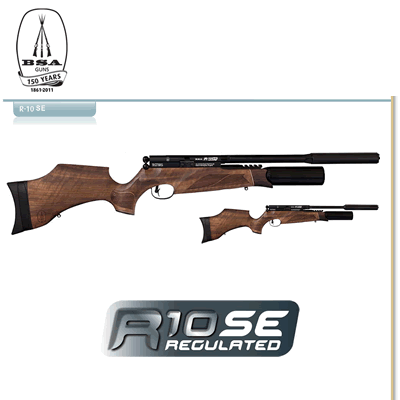 BSA R10 SE Super Carbine PCP .22 Air Rifle 12" Barrel 844380011870