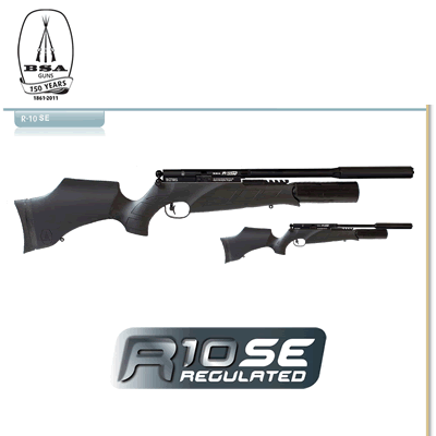 BSA R10 SE Super Carbine PCP .22 Air Rifle 12" Barrel 844380012013