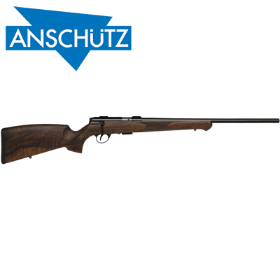 Anschutz 1727F Straight Pull .22 LR Rifle 23" Barrel .