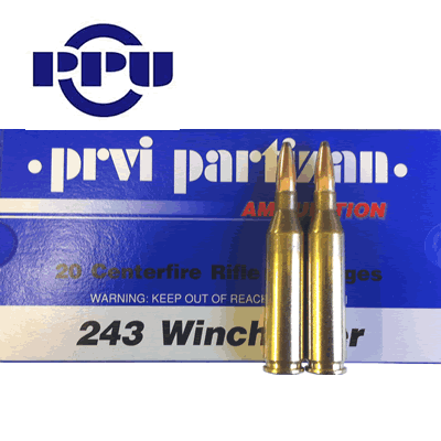 Prvi Partizan - .243 Win SP 100gr Rifle Ammunition