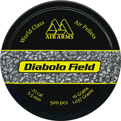 AirArms - Field Diabolo Pellets .22 5.52mm (Tin of 500)