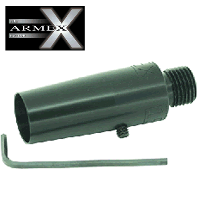 Armex - Silencer Adapter (15.5mm Diameter Barrel) -  1/2" UNF