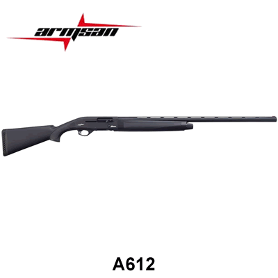 Armsan A612 Black Synthetic Semi Auto 12ga Single Barrel Shotgun 28" Barrel .