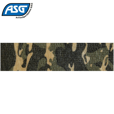 ASG - Camoflage Fabric Tape - 4.5m x 5cm Woodland Camo