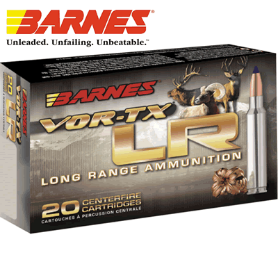 Barnes - 6.5mm Creedmoor 127gr Vor-Tx LRX BT Rifle Ammunition