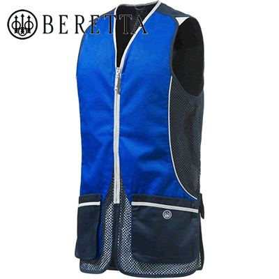 Beretta - Mens Silver Pigeon Vest - Navy & Blue (XL)