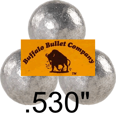 Buffalo Bullet Company - Swaged Lead Balls .530" (Pack of 100)