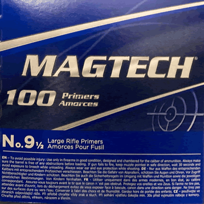 Magtech - No.9.5  Large Rifle Primers (Pack of 100)