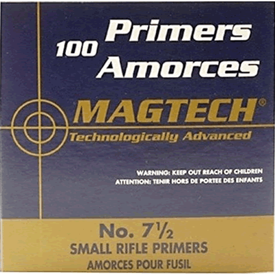 Magtech - No.7.5 Small Rifle Primers (Pack of 100)