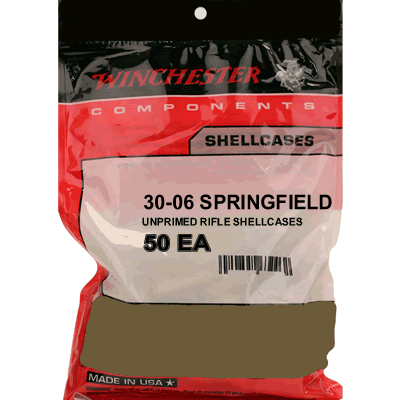 Winchester - .30-06 Springfield Unprimed Brass Cases (Pack of 50)