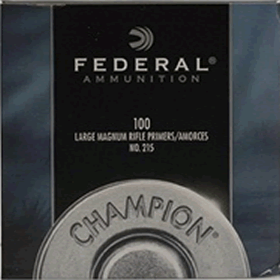 Federal - 215 Champion Magnum Large Rifle Primers (Pack of 100)