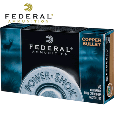 Federal - .308 Win Power-Shock Copper 150gr Rifle Ammunition
