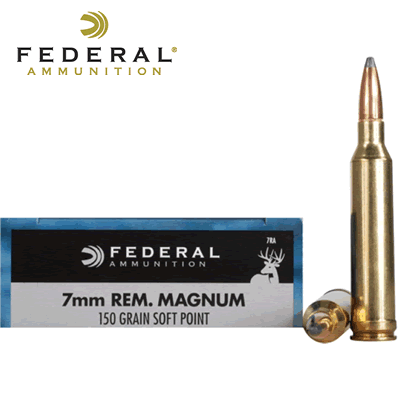 Federal - 7mm Rem Mag Power-Shok Soft Point 150gr Rifle Ammunition