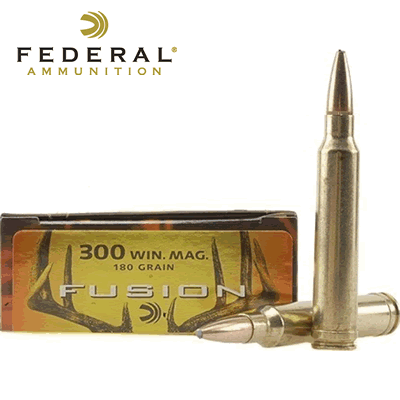 Federal - .300 Win Mag Fusion Soft Point 180gr Rifle Ammunition