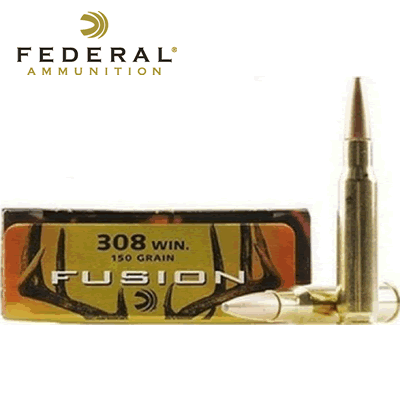 Federal - .308 Win Fusion Soft Point 150gr Rifle Ammunition