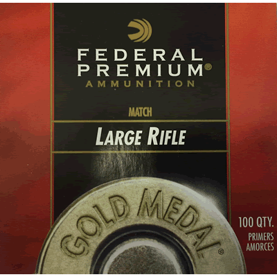 Federal - Gold Medal Large Rifle Match Primers (Pack of 100)