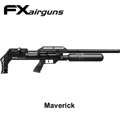 FX Maverick Black Standard PCP .177 Air Rifle 25.5" Barrel .