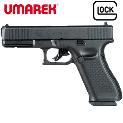 Umarex Glock 17 Gen 5 Semi Auto .177 Air Pistol 4.5" Barrel 4000844740250