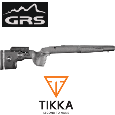 GRS - Adjustable Stock, Berserk Tikka T3, Right Hand Black
