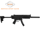 GSG 16 Black Semi Auto .22 LR Rifle 18" Barrel GSG-416.00.12