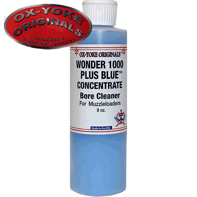 Ox-Yoke Originals - Wonder Lube 1000 Plus Blue Cleaner (Black Powder Solvent) - 8oz