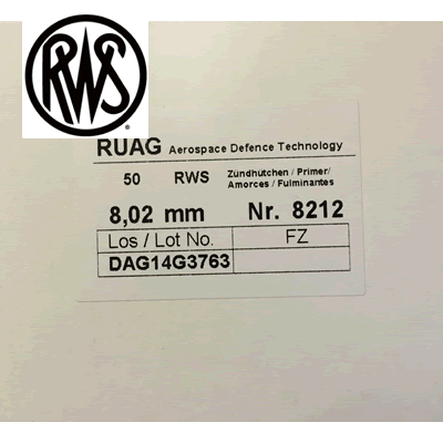 RWS - .50 BMG Primer (Pack of 50)