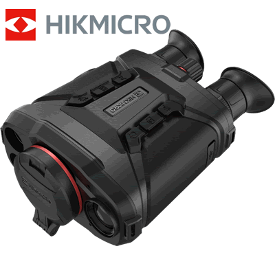 HikMicro - Raptor RQ50L 640x512 12um 20mK 50mm F0.9 Thermal Fusion Optical IR LRF Binoculars