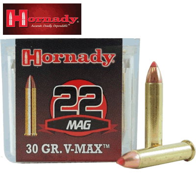Hornady - Varmint Express .22 WMR 30gr V-Max Rifle Ammunition