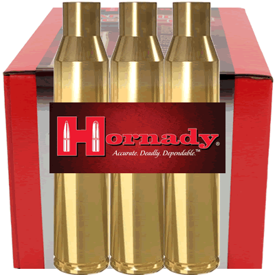 Hornady - .338 Lap Mag Unprimed Brass Cases (Box of 20)
