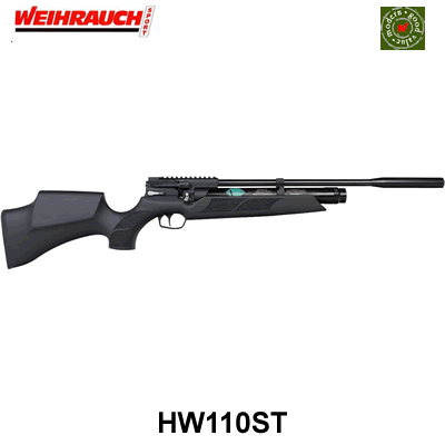 Weihrauch HW110ST PCP .177 Air Rifle 16" Barrel 4042406135586