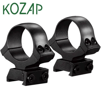 Kozap - CZ CZ527 Hex Clamp 2P with 1" Med Rings