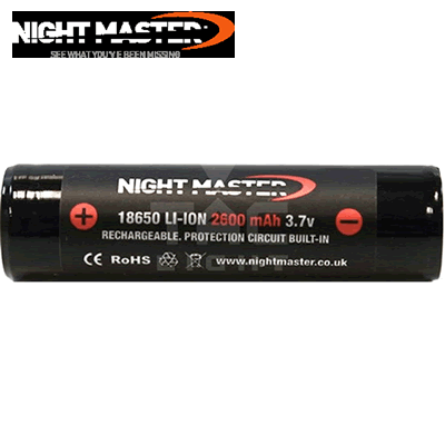 Night Master - Night Master Original Replacement/Additional Battery (18650)