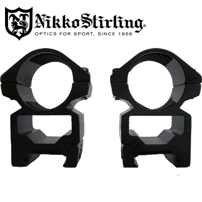 Nikko Sterling - Match Mounts - 1" - 3/8 Dovetail - Medium