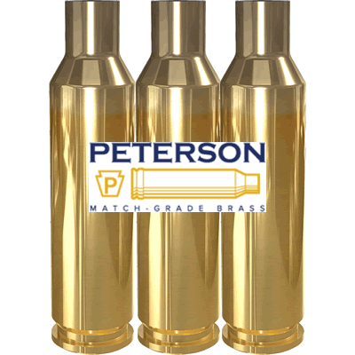 Peterson - 6.5 Creedmoor Unprimed Brass Cases (Pack of 50)