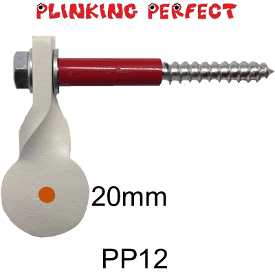 Plinking Perfect - Single Rimfire Spinner Target (FAC Air & Rimfire Rated) 20mm