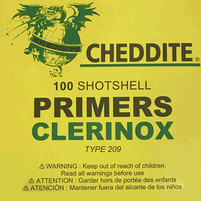 Cheddite - 209 CX2000 Shotshell Primers (Pack of 100)