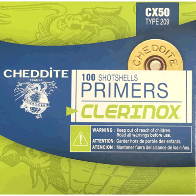 Cheddite - 209 CX50 Shotshell Primers (Pack of 100)