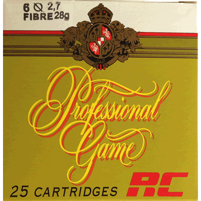 RC - Professional Game - 12ga-6/28g - Fibre (Box of 25/250)
