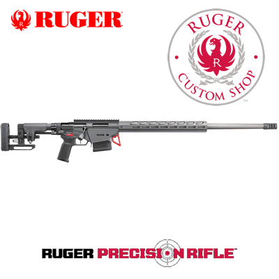 Ruger Precision Rifle Custom Shop Gen III Bolt Action 6.5mm Creedmoor Rifle 26" Barrel 7-36676-18084-4