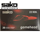 Sako - .222 Rem 106G Gamehead Soft Point 50gr Rifle Ammunition