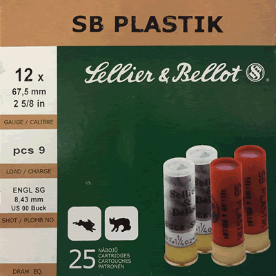 Sellier & Bellot - SB Plastik - 12ga-SG/32g - Fibre (Box of 25/250)