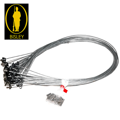 Bisley - Wire Fox Snare With Swivel & Breakaway (Pack of 10)