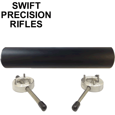 Swift Precision Rifles - Swift Nightingale .22LR Over Barrel Sound Moderator, 1/2"x20 UNF